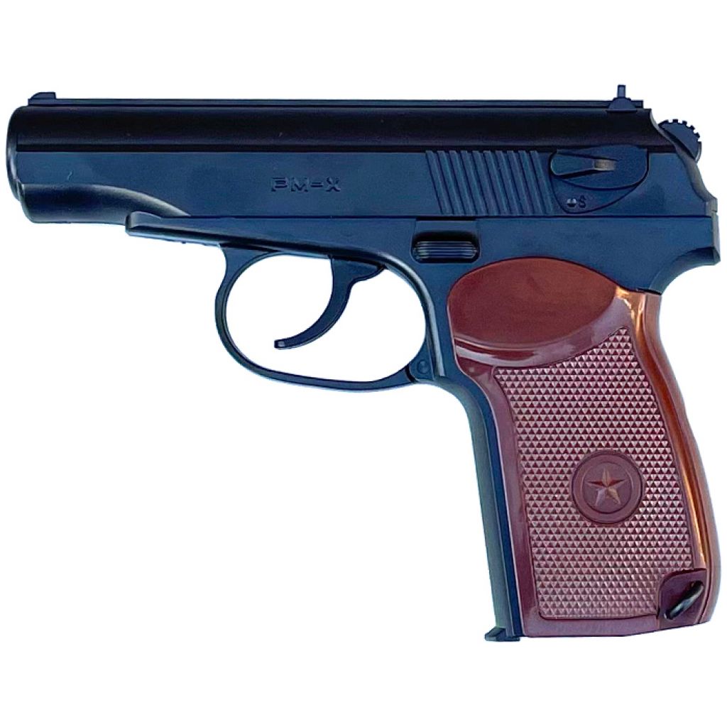 Borner Makarov PM-X Non-Blowback Co2 Air Pistol (Full Polymer – 4.5mm/.177)