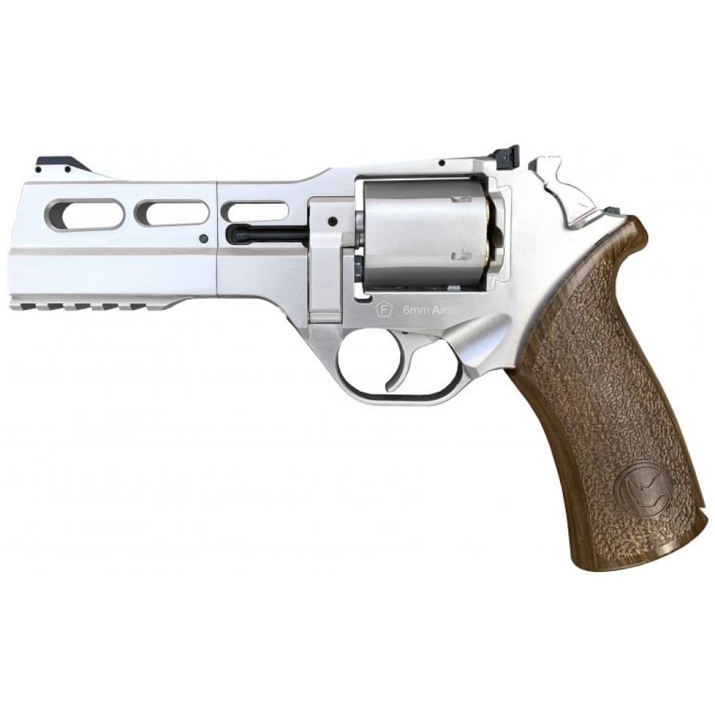 Chiappa Rhino 50DS CO2 Revolver 4.5mm (.177) – 5″ Barrel, Silver