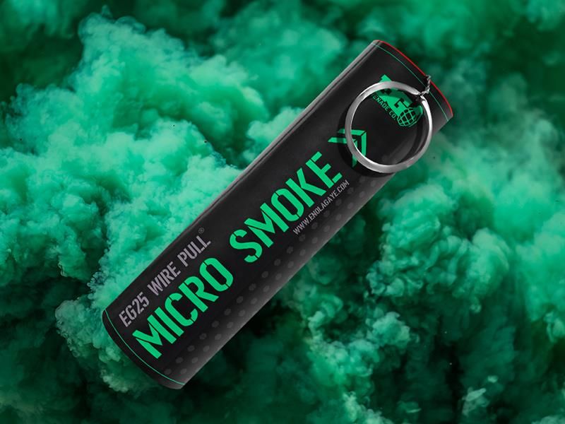 Enola Gaye EG25 Wire Pull Micro Smoke Grenade (EG25G – Green)