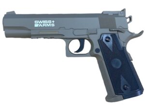 Swiss Arms 1911 4.5mm/.177 Co2 Pistol TAN (Non-Blowback – Polymer – Cybergun – 288764)