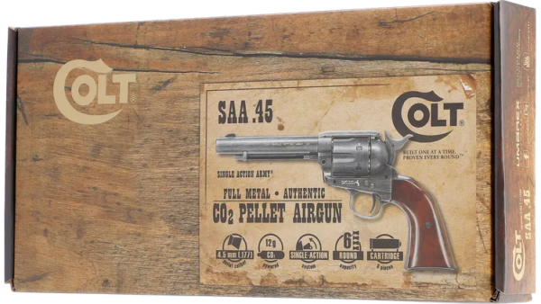 Umarex – 5.8320 Colt Single Action Army Antique .177 Pellet 5.5inch (COSAAAP5 )