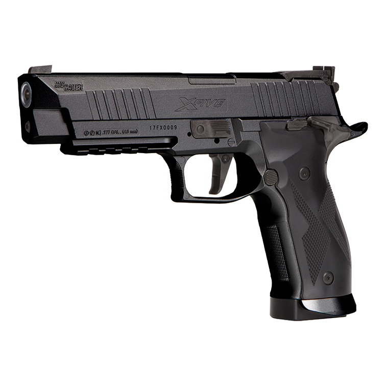 Sig Sauer X-Five Black Blowback 4.5mm/.177 Air Co2 Pistol (AIR-X5-177 ...