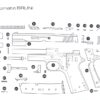 Bruni 96 Pistol (Cal.8 – BFG – BLUE – 1500)