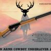 Huntsman Arms Cowboy Underlever Air Rifle – 4.5mm/.177 BB – Black