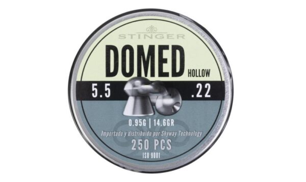 Stinger Domed Hollow .22/5.5mm – 0.95gr – 250 Pellets