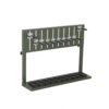 ACM Heavy Duty Steel Rifle Holder Display Racks with Adjustable Slots